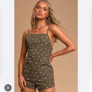 Billabong Polka Dot Romper